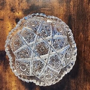 ABP Sawtooth Cut Crystal Candi Dish